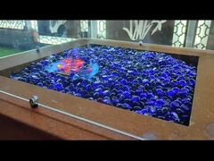 400 mm Puits de feu extérieurs à gaz de jardin en acier corten