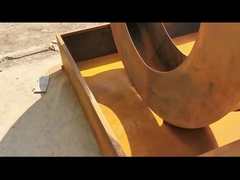 Caractéristique de l'eau de l'acier corten électrique personnalisable pour le design architectural