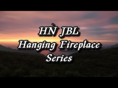 23.6 pouces de feu de bois ISO9001 Poêle à bois suspendu