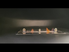 Le cocon à extrémité élevé accrochant le toit suspendu de cheminée d'éthanol a monté