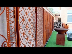 Panneaux perforés de corten poli Décoration épaisseur personnalisée