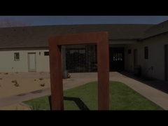 Pond Corten Cascade en acier Cascade de lame Personnaliser l' espace personnalisable